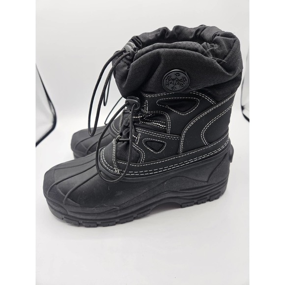 Totes Jason‎ Blk Boys' Weather Boots Black Size 6M - Picture 5 of 10
